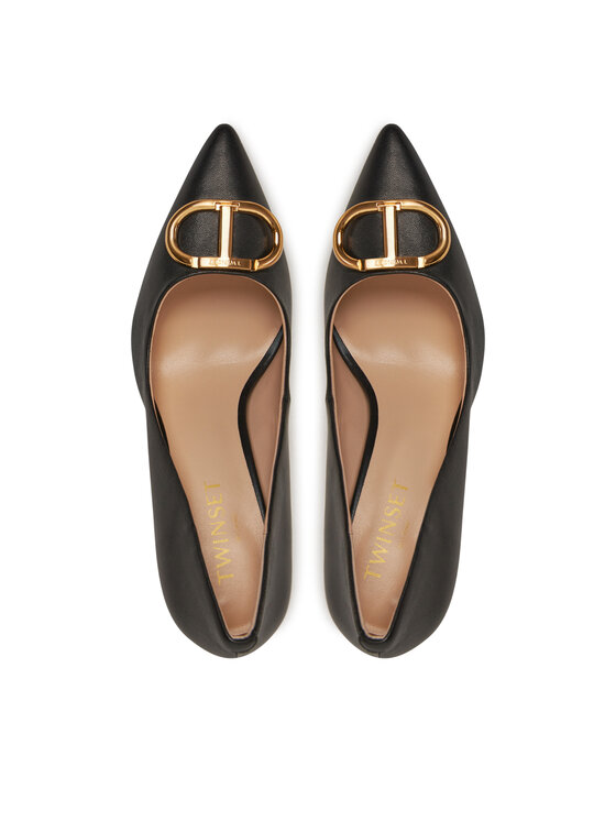 TWINSET TWINSET Kõrgete kontsadega 241TCP120 Must
