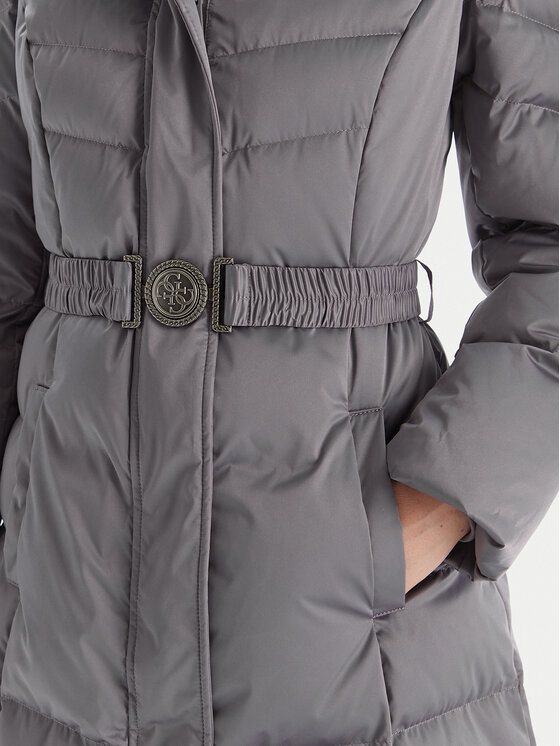 Guess Guess Пуховик W5BL29 W2802 Сірий Regular Fit