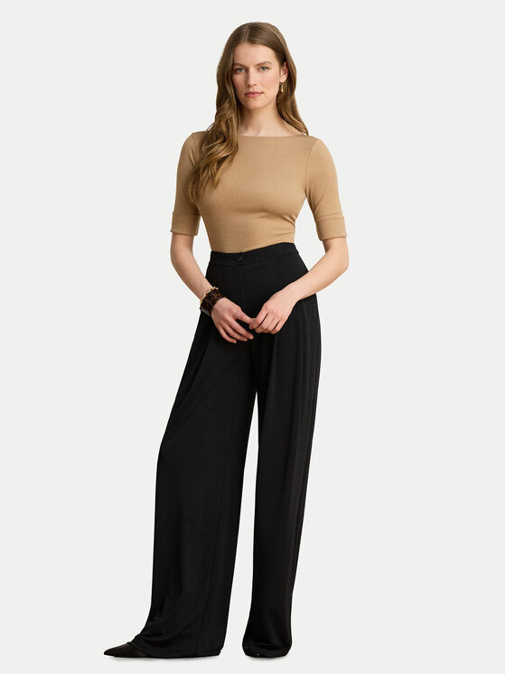 LAUREN RALPH LAUREN LAUREN RALPH LAUREN Blúz 200654963504 Sötét bézs Slim Fit