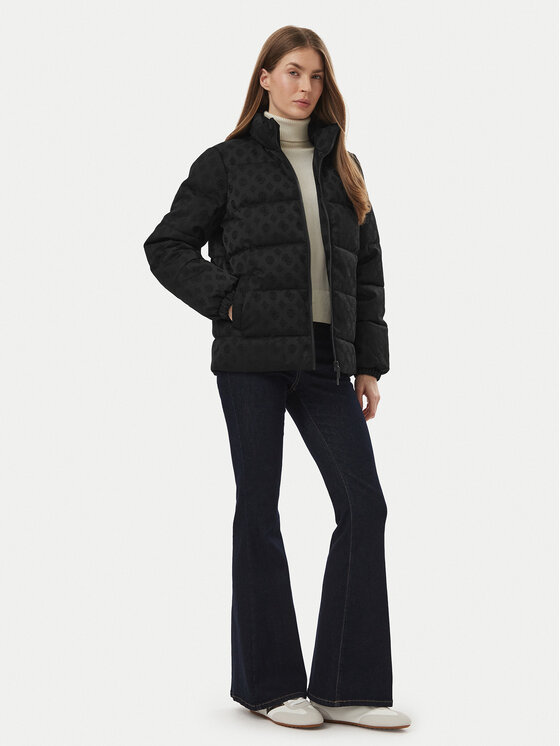 Guess Guess Žieminė striukė V6BL06 W4302 Juoda Regular Fit