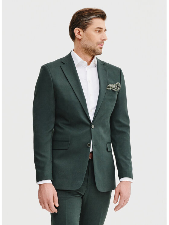 Pako Lorente Pako Lorente Marynarka P25SF-3G-026 Zielony Slim Fit