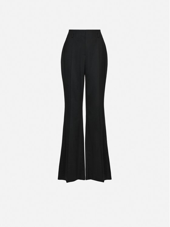 La Mania La Mania Spodnie garniturowe NOTTE Czarny Slim Fit