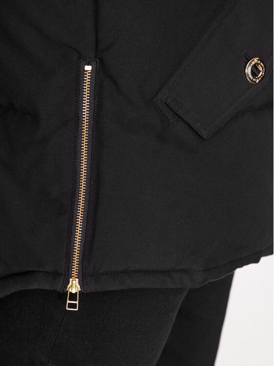 Moose Knuckles Moose Knuckles Vatovaná bunda Gold 3Q Jacket Sharling M32MJ128GS Čierna Regular Fit