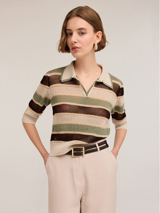 Motivi Motivi Cardigan M032W003705N0R2 Verde Regular Fit