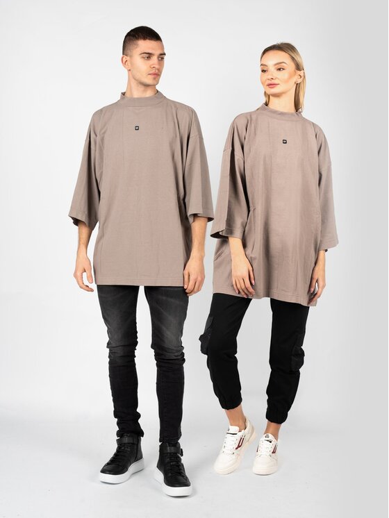 Gap Gap T-Shirt 719614 TMVQ2 Béžová Oversize