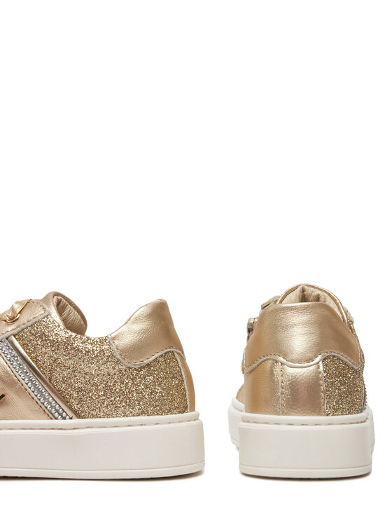 Tommy Hilfiger Tommy Hilfiger Sneakersy Sneaker Bassa Allacciata T1A9-33932-0829 S Złoty