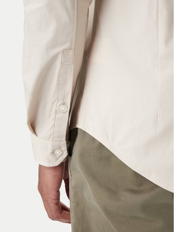 Tommy Jeans Tommy Jeans Hemd Original DM0DM04405 Beige Slim Fit