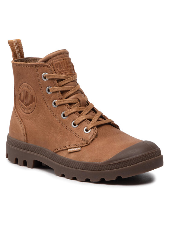 Palladium Palladium Pohodni čevlji Pampa Zip Lth Ess 76888-252-M Rjava