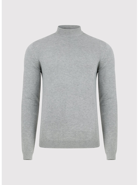Pako Lorente Pako Lorente Sweter P26WN-2X-015 Szary Classic Fit