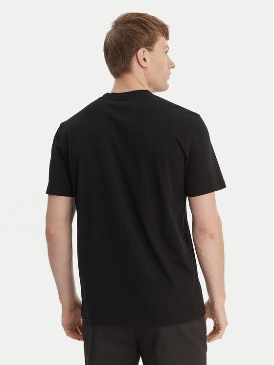 HUGO HUGO Póló Dikerd 50564024 Fekete Relaxed Fit
