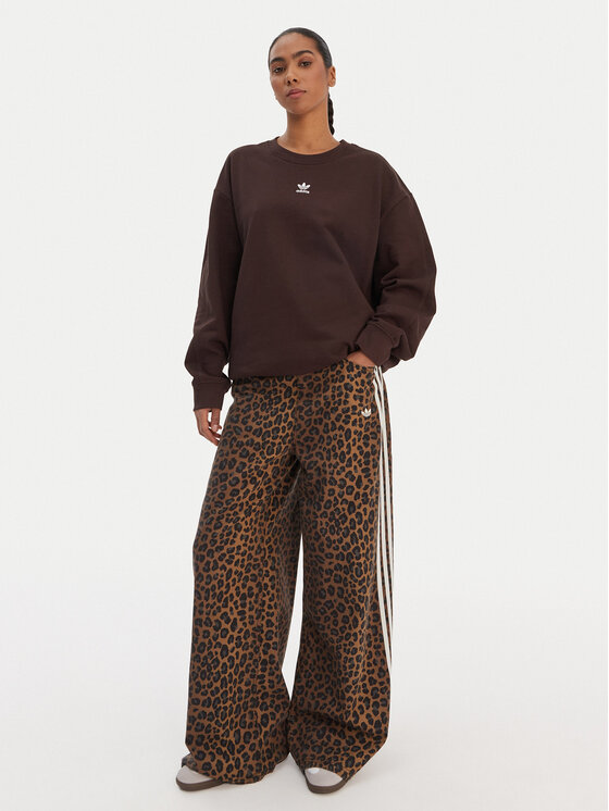 adidas adidas Суитшърт Essentials KD9120 Кафяв Oversize