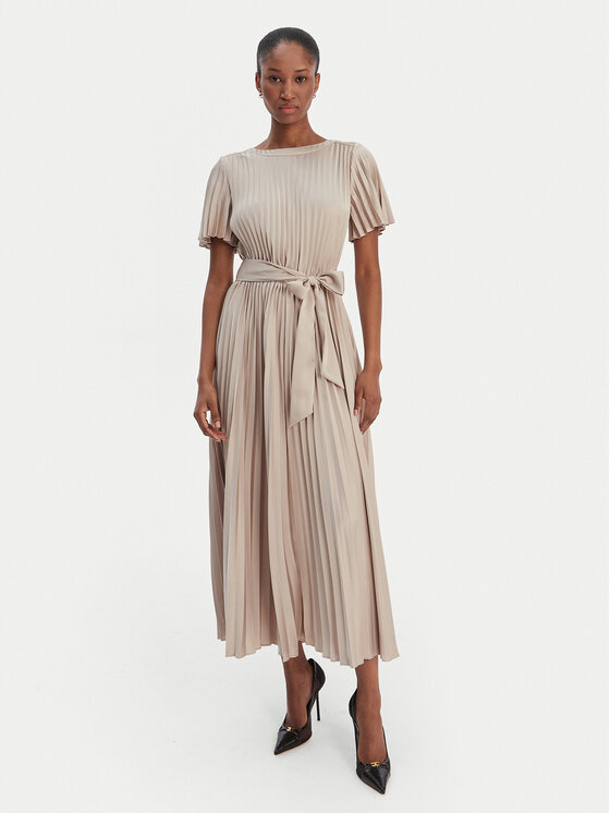 Joseph Ribkoff Rochie cocktail 261752 Bej Regular Fit