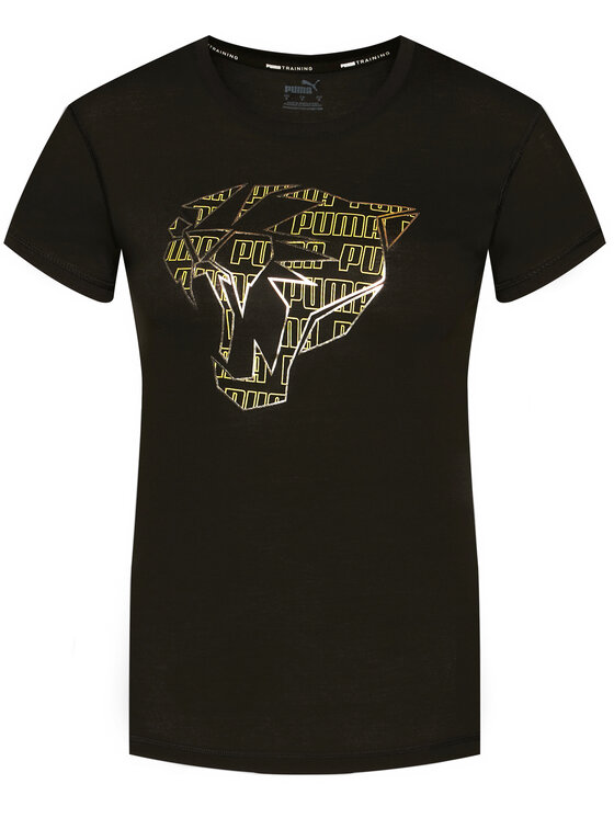 Puma Puma T-shirt Performance Graphic Ss Tee 519656 Nero Regular Fit