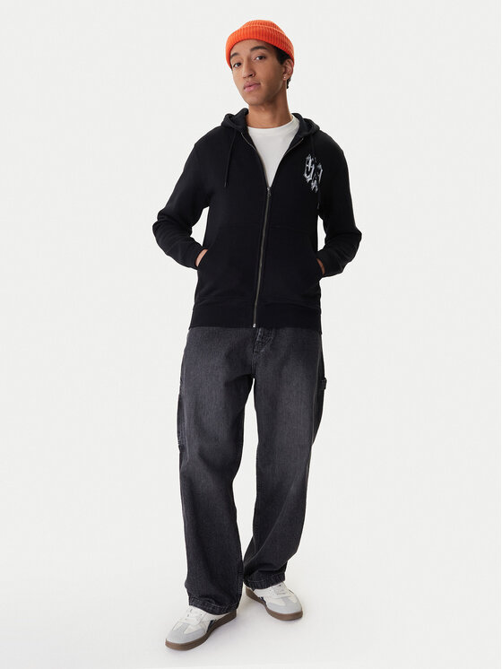 RVCA RVCA Світшот 23A483507 Чорний Regular Fit