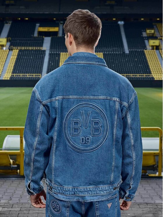 Guess Jeans Guess Jeans Bunda pro přechodné období 182233 Modrá Classic Fit