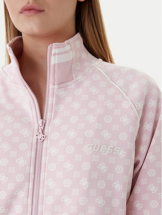 Guess Guess Bluza V5YQ03 KB212 Różowy Regular Fit