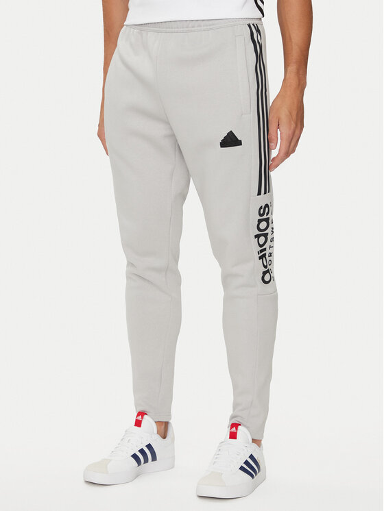 adidas Sporta bikses House of Tiro IW5944 Pelēks Regular Fit