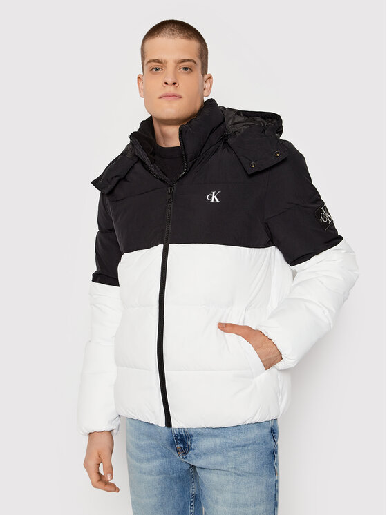 Giacche Calvin Klein Giubbotto Nero Jacket Calvin Klein Giubbotti