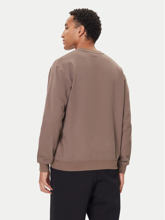 adidas adidas Суитшърт Premium Essentials JW1058 Кафяв Loose Fit