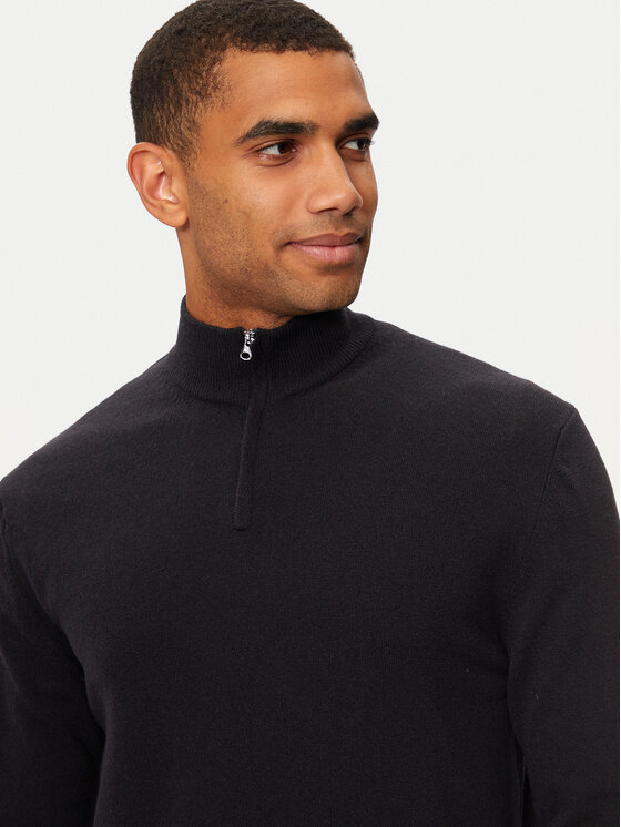 United Colors Of Benetton United Colors Of Benetton Пуловер 1002U201I Черен Regular Fit