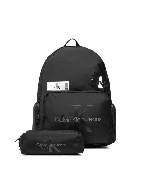 Calvin Klein Jeans Rucksack Back To School Backpack IU0IU00306 Schwarz Modivo