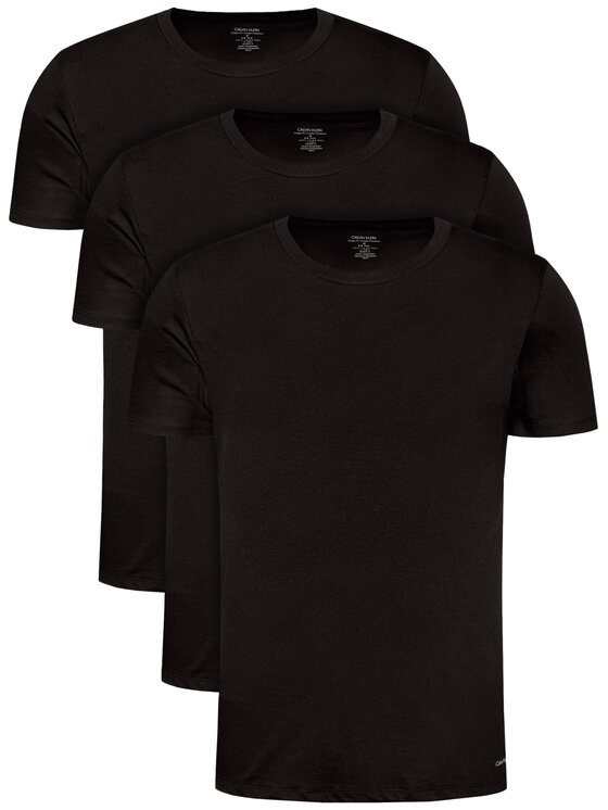 Calvin Klein Underwear Calvin Klein Underwear Súprava tričiek 000NB4011E Čierna Classic Fit