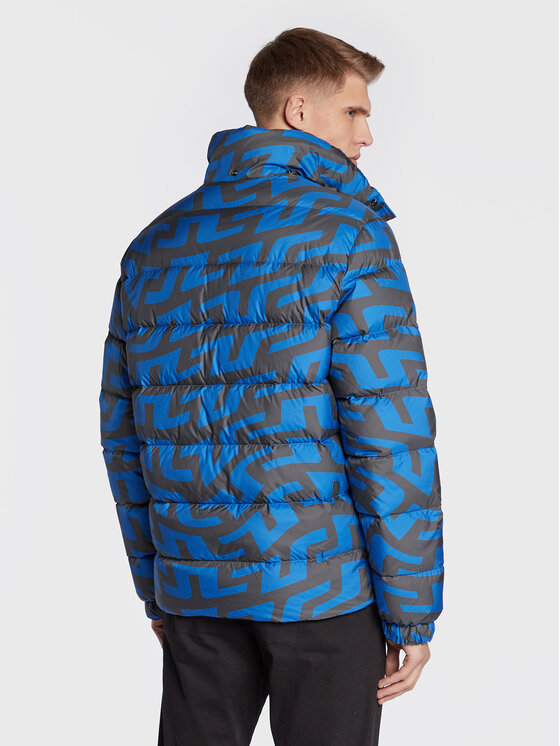 J.Lindeberg J.Lindeberg Pehelykabát Sphere Print AMOW06668 Sötétkék Regular Fit