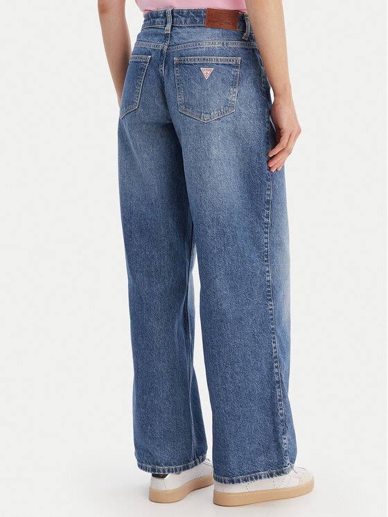 Guess Jeans Guess Jeans Blugi W5YA0Y D6333 Albastru Wide Leg