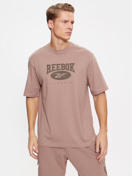 Reebok Tricou Archive Essentials IL8792 Bej Regular Fit
