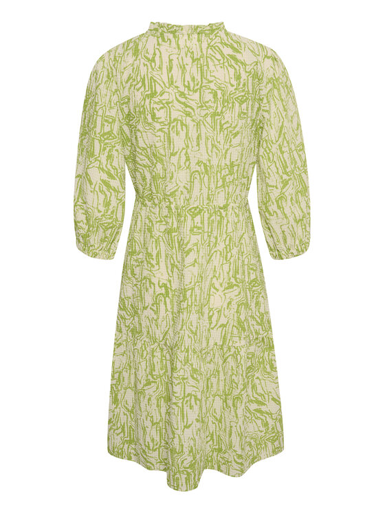 Karen by Simonsen Karen by Simonsen Poletna obleka Helia 10104311 Zelena A-Line Fit