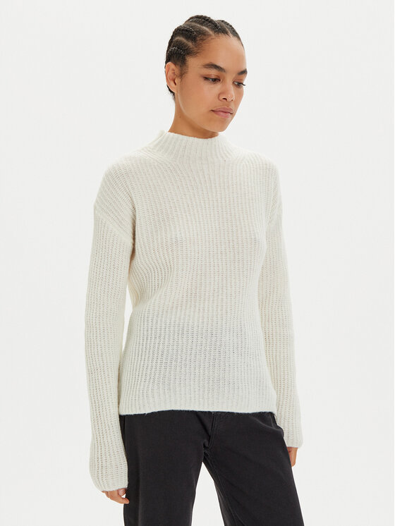 HUGO Hugo Sweater 50529354 Ekru Relaxed Fit