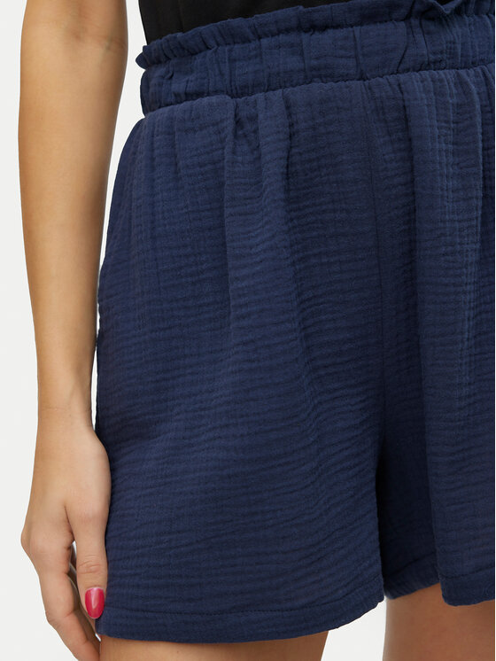Vero Moda Vero Moda Szövet rövidnadrág Natali 10279687 Kék Baggy Fit
