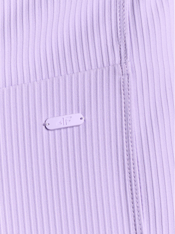 4F 4F Szorty sportowe TROPIC ORCHID Fioletowy jasny Slim Fit