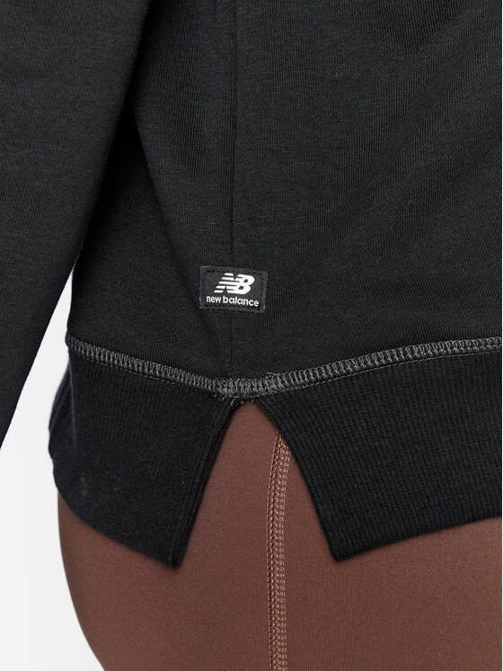 New Balance New Balance Felpa Essentials French Terry Hoodie WT33512 Nero Regular Fit