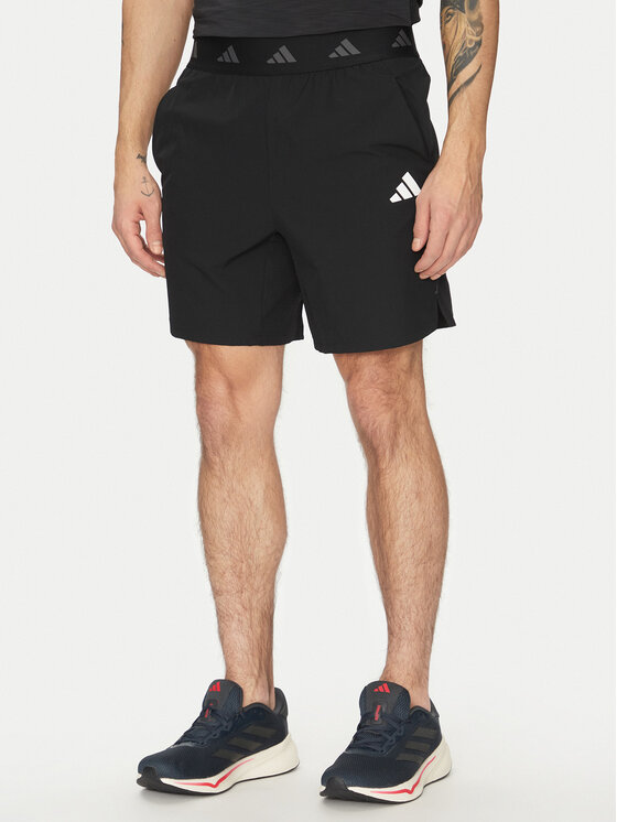 adidas adidas Pantaloni scurți sport Gym+ JC5244 Negru Slim Fit
