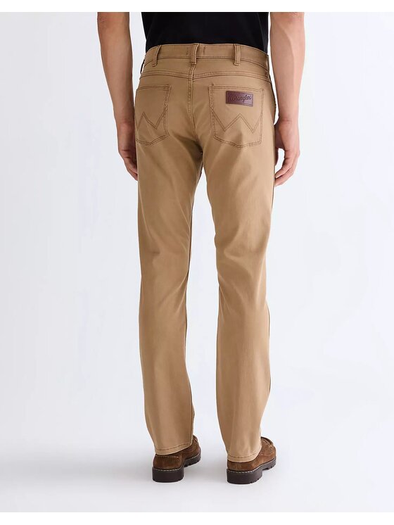 Wrangler Wrangler Spodnie materiałowe 112378467 Beżowy Regular Fit