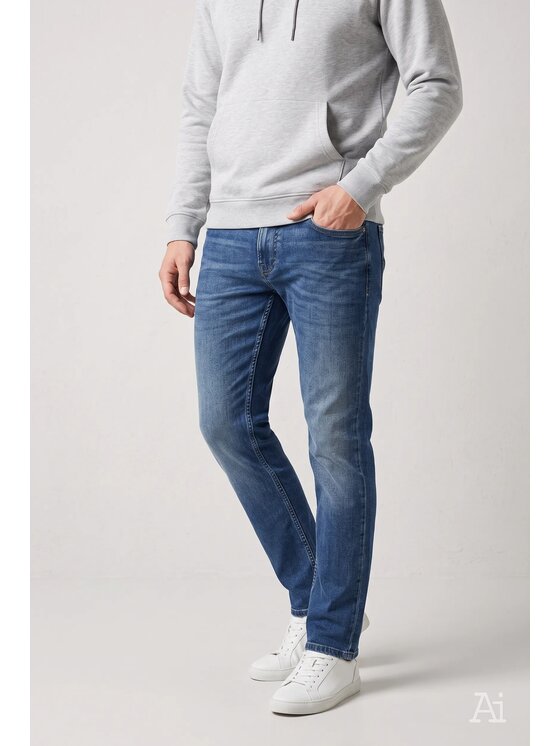 Cross Jeans Cross Jeans Jeansy E 169-163 Niebieski Slim Fit
