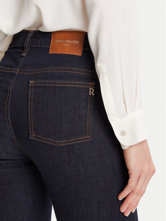 Rinascimento Rinascimento Jeansy CFC0126160003 Granatowy Skinny Fit