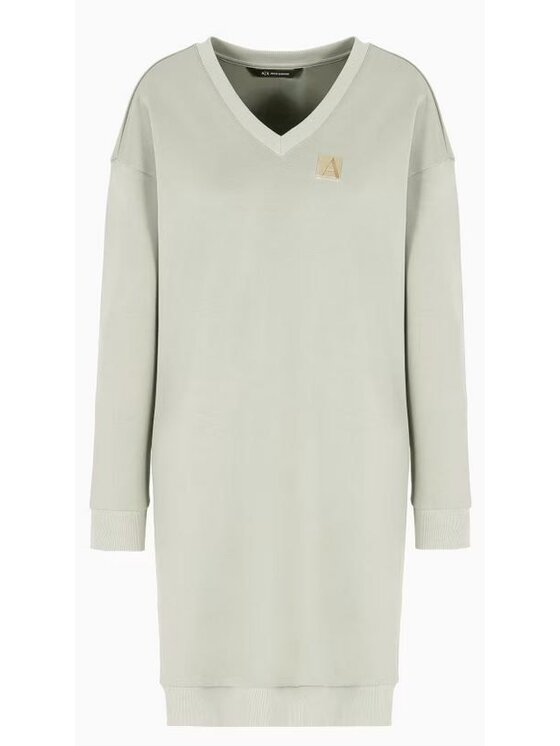 Armani Exchange Sukienka codzienna shaker Zielony Regular