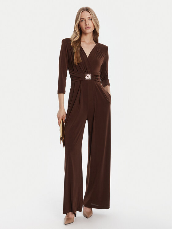 Rinascimento Rinascimento Jumpsuit CFC0126185003 Marrone Regular Fit