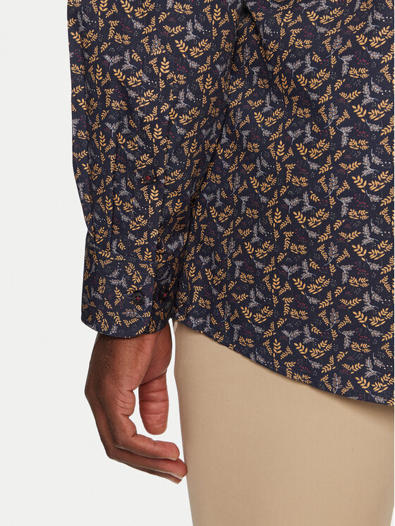 Pierre Cardin Pierre Cardin Marškiniai C6 11010.0318 Tamsiai mėlyna Regular Fit