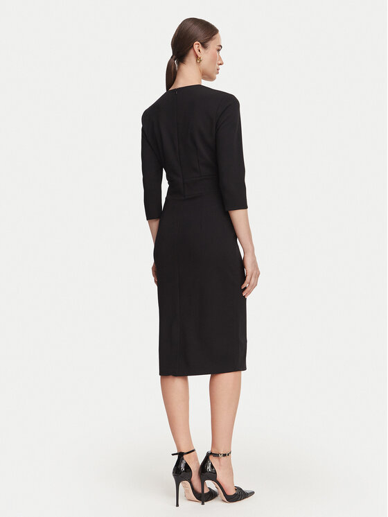 Rinascimento Rinascimento Kokteilinė suknelė CFC0131143003 Juoda Regular Fit