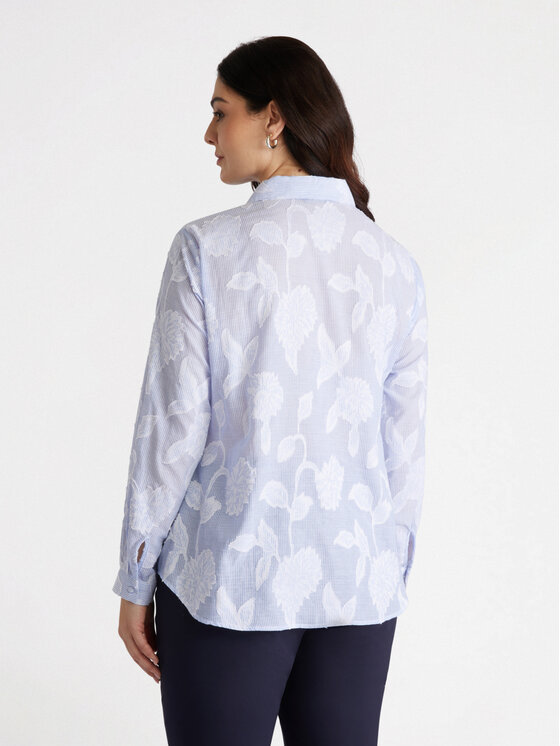 Fiorella Rubino Fiorella Rubino Camicia 5022T001241N0R4 Turchese Regular Fit