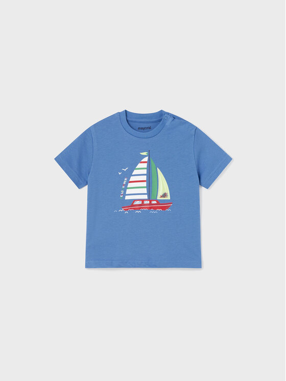 Mayoral Mayoral T-shirt 1022 Plava Regular Fit