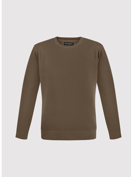 Pako Lorente Pako Lorente Sweter P25WF-2X-001 Brązowy Classic Fit