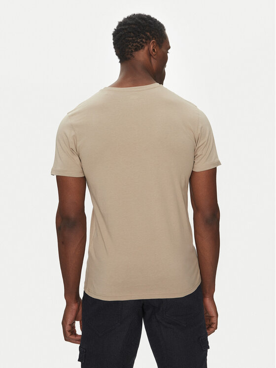 Alpha Industries Alpha Industries T-särk Camo Puff 146506 Beež Regular Fit
