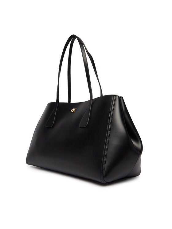 Calvin Klein Calvin Klein Kabelka Ck Snap Large Tote LV04F3502G Černá