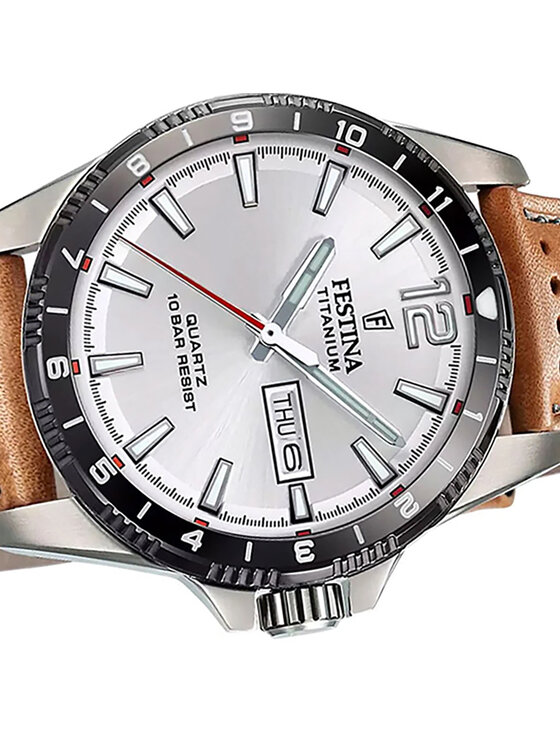 Festina Festina Zegarek F20699-1 Brązowy