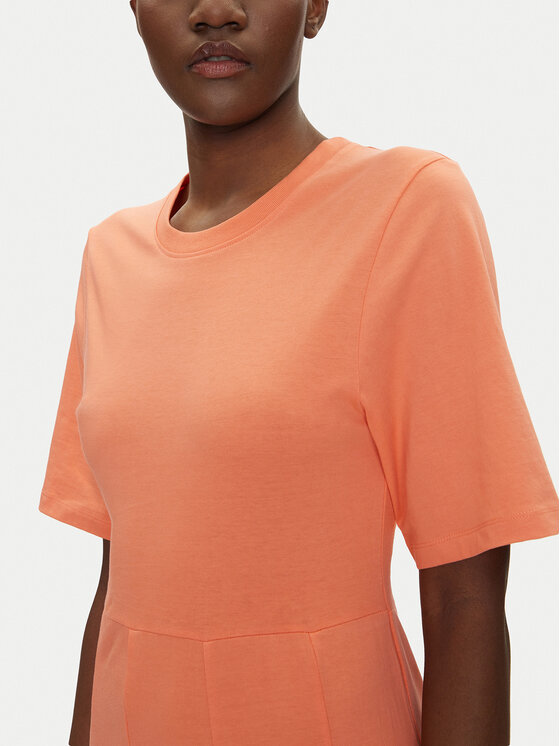 Bomboogie Bomboogie Každodenní šaty AW8942TJOR5 Oranžová Regular Fit