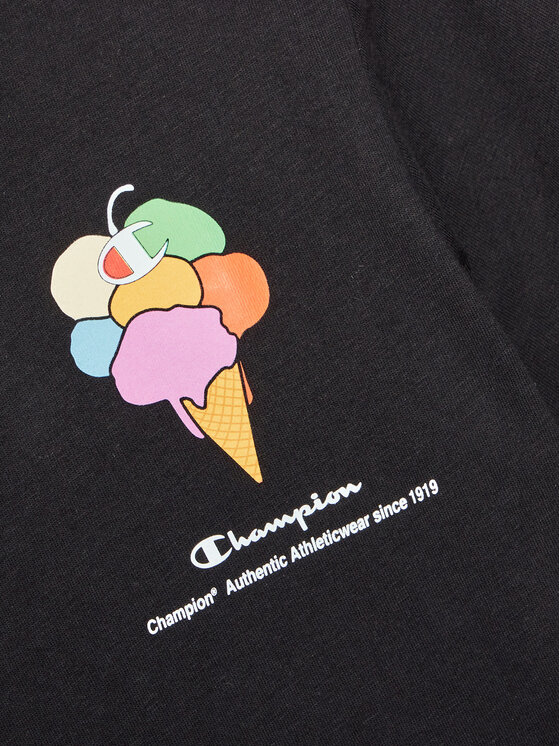 Champion Champion Футболка 306373 Чорний Regular Fit
